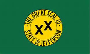 The Great Seal of State of Jefferson Flag